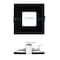 Luxrite 3 Inch Square Ultra Thin LED Recessed Downlight 5 CCT Selectable 2700K-5000K 8W 540LM Dimmable Black LR23754 LR23855-1PK - alternate 6